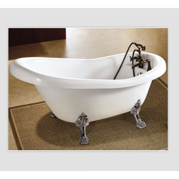 CE Acrylic Antique Faucet Classic Claw Foot Bath Tubs